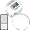 Smart Tape Measure Body with App - RENPHO Bluetooth Measuring Tapes for Body Measuring, Weight Loss, Muscle Gain, Fitness Bodybuilding, Retractable, Measures Body Part Circumferences, Inches & cm. 