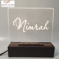 Customized Lamp Name Frame Table Top LED Name Lamp ACRYLIC NAME LAMP. 