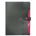 Office Plastic Folders Multi Pocket Organizer A4 File Expansion Document Folder. 