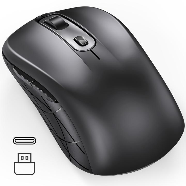 Wireless Mouse - Jelly Comb USB & Type - C Mouse Silent Ergonomic Mouse ...