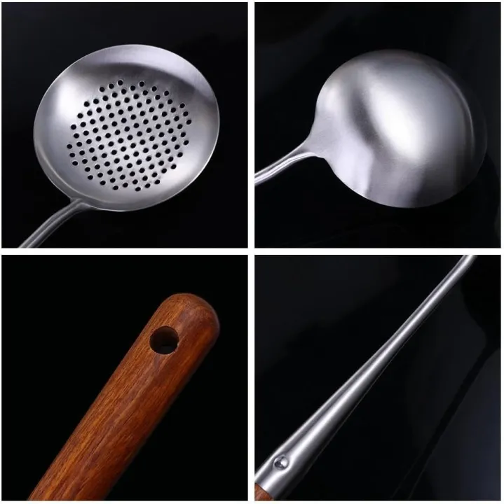 Techmanistan%20Stainless%20Steel%20Cooking%20Spoons%20With%20Wooden%20Handle,%20Turner%20Spatula%20Stainless%20Steel%20Wok%20Spatula%20Wok%20Spatula%20Ladle%20Skimer%20Ladle%20-%20Image%207