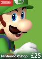 NINTENDO ESHOP GIFT CARD 25£ EURO (UK). 