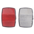Bicycle Plastic Reflector Tail Light Reflector Front And Rear Warning Tail Light Cycling Accessories. 