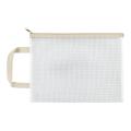 Zishfas Portable Document Holder Waterproof Transparent File Holder Zipper Bag with Handle Large Capacity Document Storage for Office Supplies Pvc Material Buyers' Choice Sturdy File Container. 