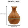 Mini Air Humidifier Ultrasonic USB Aroma Wood Grain-LED Light- Different Designs. 
