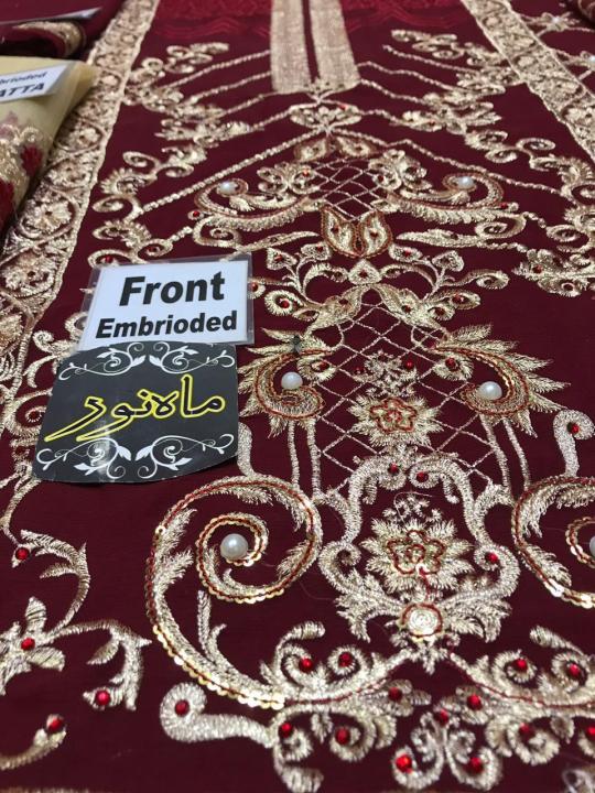 Unstitched%20Chiffon%20Embroidered%20Suit%20For%20Women%20-%203%20Piece%20-%20Image%203