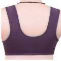 3-Button Front Open Maternity Nursing Bra - Wireless Cotton, Non-Padded, Random Colors. 