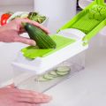 12 PCS Nicer Dicer Cutter Vegetable Chopper Vegetable Cutter Machine Speedy Salad Salad Slicer Cutter Vegetable Salad Cutter Fruit Peeler  Graters Peelers Slicers Kitchen Gadget. 