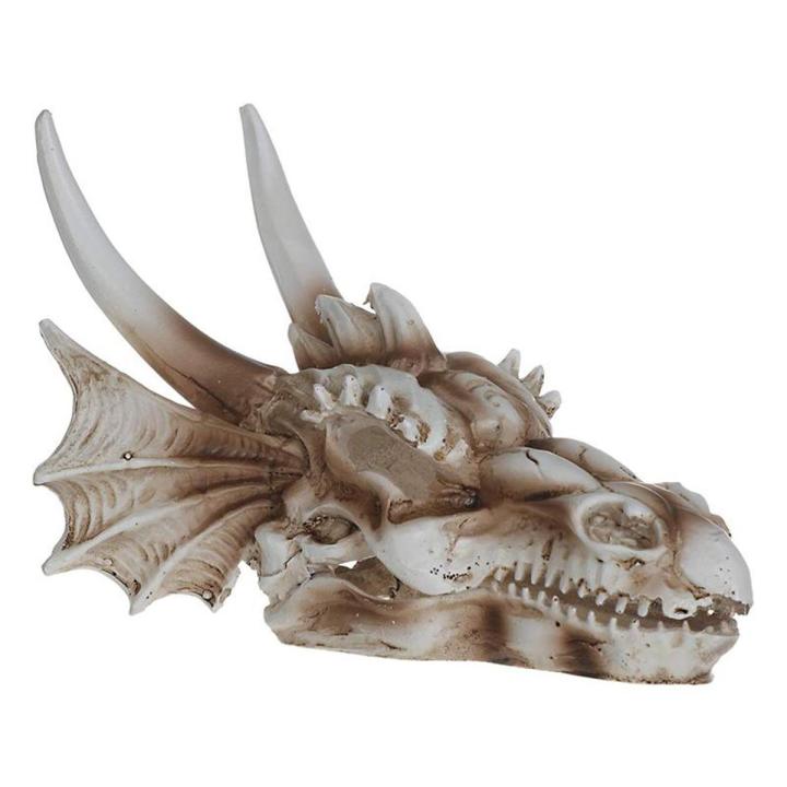 1 1Pc Dinosaur Skull Shaped Adornment Artificial Decor Resin Skull Model Fish Tank Decor Chic Craft For Aquarium Fish Tank
