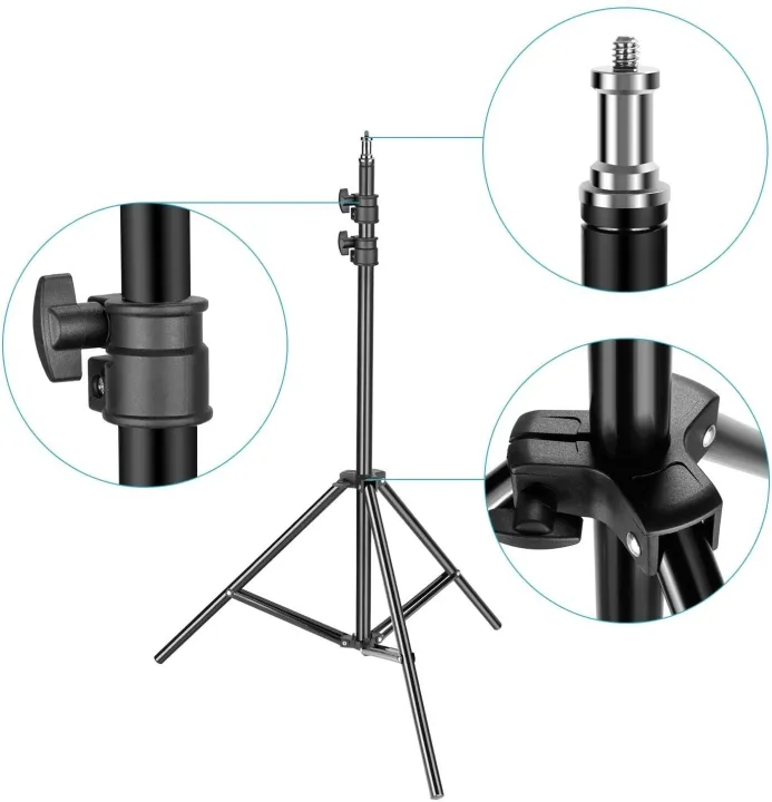 HOLA%20%20Tiktok%20Videos%207%20Feet%20Aluminum%20Tripod%20Stand%20With%20Mobile%20Phone%20Holder%20For%20DSLR%20and%20Ring%20Light%20-%20Black%20It%20Only%20Takes%20landscape%20Picture%20Videos%20if%20you%20want%20to%20rotate%20please%20order%20ball%20head%20with%20it%20-%20Image%205
