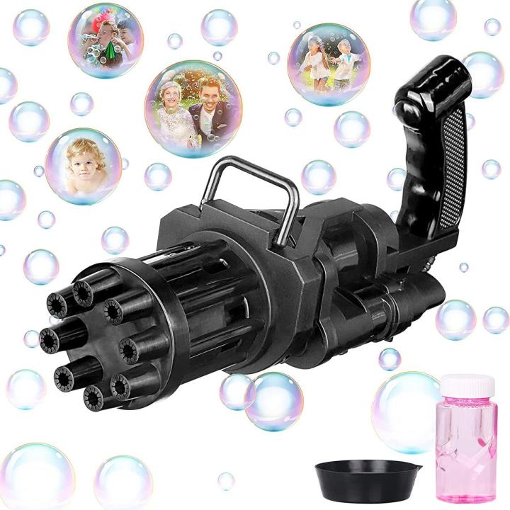 8 Hole Electric Bulbulay Bubble Machine Guunn