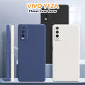 Original For VIVO Y12A Silicone Full Cover Case Classic Solid Color Phone Case Cover. 