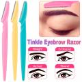 Tinkle Eyebrow Shaper Razor | Set of 3 | Easy Facial Hair Remover Tool | Stainless Steel Blade with Guard for Safety |. 