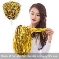 maroon pom poms-24 x cheerleading pompoms-yellow. 