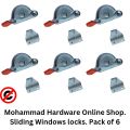 High Quality latch Locks for sliding windows. engineered with imported heavy metal sheet. 