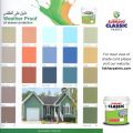 Subrang Classic Weather Sheet Paint For Exterior Walls (Weather Proof) All Colors Available | 3.64 Liters Gallon. 