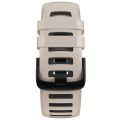 For Garmin Instinct / Instinct Esports Two-color Silicone Watch Band(Tundra White+Black). 