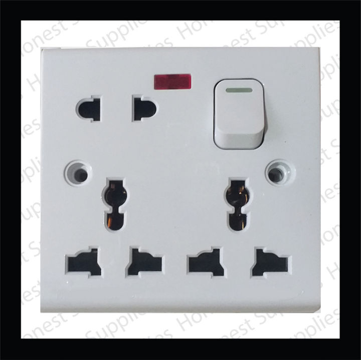 Electric%20Multi-Plug%20(IMPORTED)%20Super-grip%20Universal%20Wall%20Switch%20Socket%2013A%20250V%201%20gang%208%20pin%20-%20(White)%20With%20Indicator%20-%20Image%203