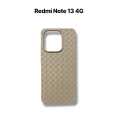 Redmi Note 13 4G Back Cover Soft Puffer Down Jacket Camera Protection Phone Case. 