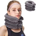 Neck Massager 3 Layered Multi-functional Spine & Cervical Neck Traction Device Neck Massager for Pain and Stress Relief Collar for Neck Pain Inflatable Neck Support Cervical Airbag 3 Layer Massager for Neck Cervical Spine Massager UR Inflatable Cervical. 