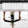 1pc Straps Pressurized Sports Knee pads 3D weaving basketball tennis hiking dizlik knee brace support professional protector 4XL. 