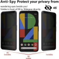 Google Pixel 4XL PRIVACY SCREEN PROTECTOR TEMPERED GLASS pixel 4 xl FULL COVER ANTI-PEEP ANTI-SPY 3D EDGE. 