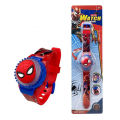 Spiderman Kids Watches For Boys Cartoon The Avengers Super Hero Children Rotate Watch with Flash Light Sanrio Girls Watch Gifts. 