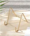 1pc Metal Plate Display Stand Decorative Plate Stand Picture Frame Display. 