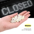 LED beads 1W Diode High Power Cool White Lamp Chip 3V-3.4V SMD LED for DIY lightning fixtures 40pcs. 