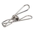 NANLIY-24 Pcs Stainless Steel Wire Clip, Multi-Function Clip, Utility Clip Pins Hang Clip Office Fastener, Metal Wire Clip for Clothes Clothes Drying. 