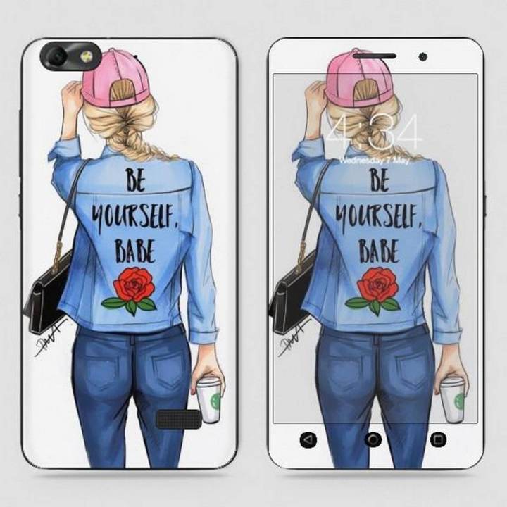 Huawei Honor 4C Skin - SkinLee HQ Vinyl Skin Wrap (Not Cover) - Boss Lady Attitude - SKINLEE-389-2-117-50