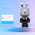 portable office student desktop outdoor summer girls kindergarten toys Gradual rabbit small fan creative USB handheld fan mini. 