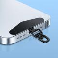 1-4Pcs New Upgrated 360 Rotatable Stainless Steel Phone Tether Tab Metal Patch Gasket Cellphone Lanyard Safety Connecter Piece. 