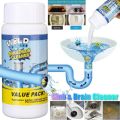 Powerful Sink and Drain Cleaner Portable Powder Cleaning Tool Chemical Powder Agent for Kitchen Toilet Pipe Dredging - 135gm (works in 30 mins). 