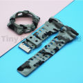 Silicone Watch Strap with Case for Casio G-SHOCK Case&Strap Male GA-110 GA100 GA120 GA150 GA300 GD-120 /100/110 Silicone Set Attached tool. 
