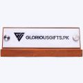 Table & Desk Name Plate with Card and Pen Holder, Officer Name Plate. GT001. 