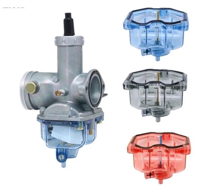 Motorcycle CG125 Carburetor Tank Transparent Clear Bottom Float Bowl Oil Cup
