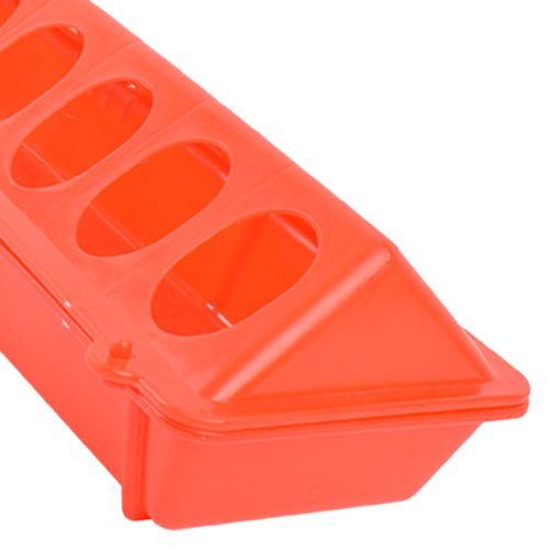 PLASTIC FLIP FLOP POULTARY FEEDER BIRDS FEEDING TRAY