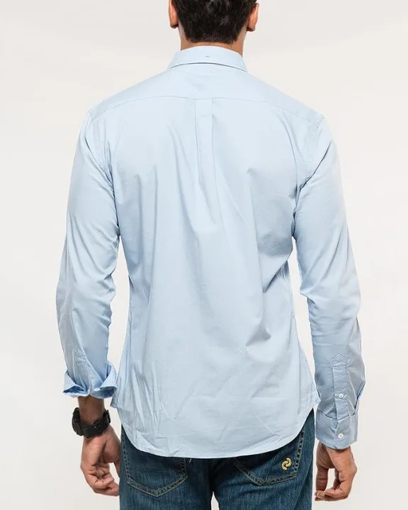 Light%20Blue%20Cotton%20Woven%20Shirt%20for%20Men%20-%20Image%204