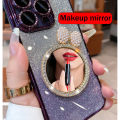 New Phone case Tecno Spark Go 2024 Spark Go 2023 Spark Go 2022 Spark Go 2020 Back Cover with Bow Makeup Mirror Luxury Shiny Gradient Plating Glitter Girls Slim Phone cases Transparent Soft Silicone Protective Pouch. 