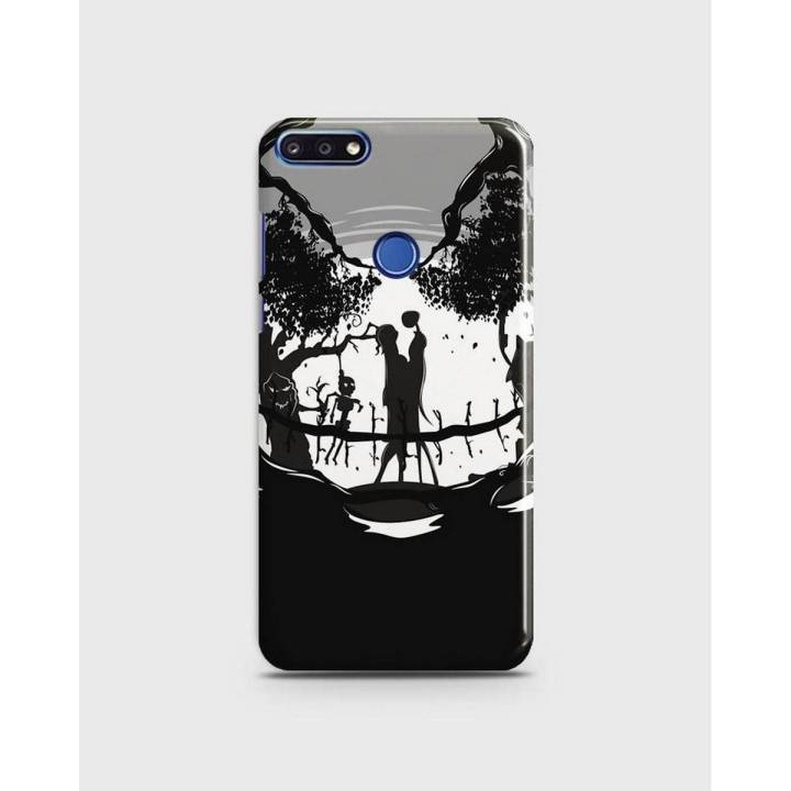 Honor 7C Case Cover 3D Hard- Huawei  Tree And Shadow - 1Cover2408