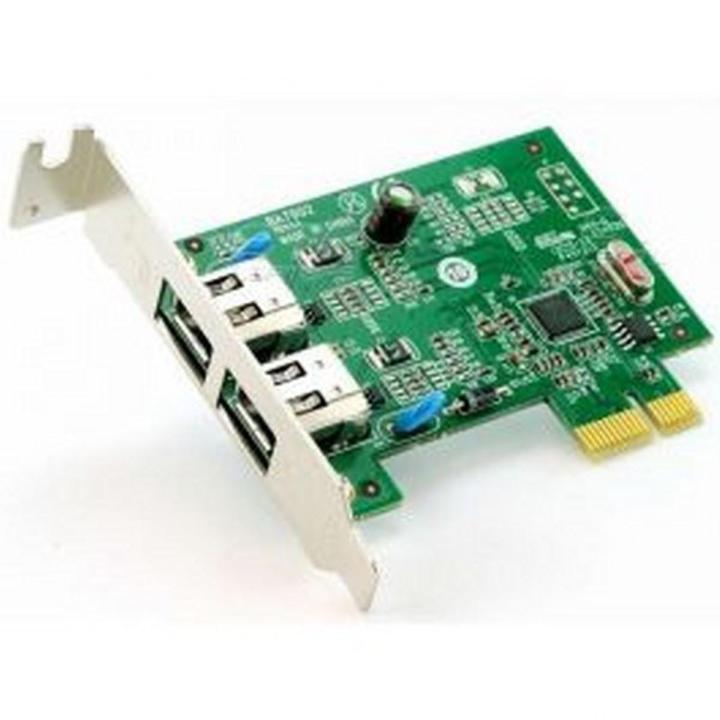 Startech PEX1394A2V2 2-Port PCI Express FireWire Card PCIe 1x Firt eWire 1394a Adapter Low Profile Bracket ( Branded Used )