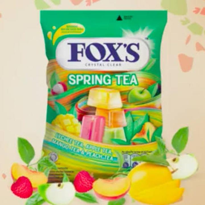 Fox's Crystal Clear Candy | Spring Tea Flavored | 90g Pack