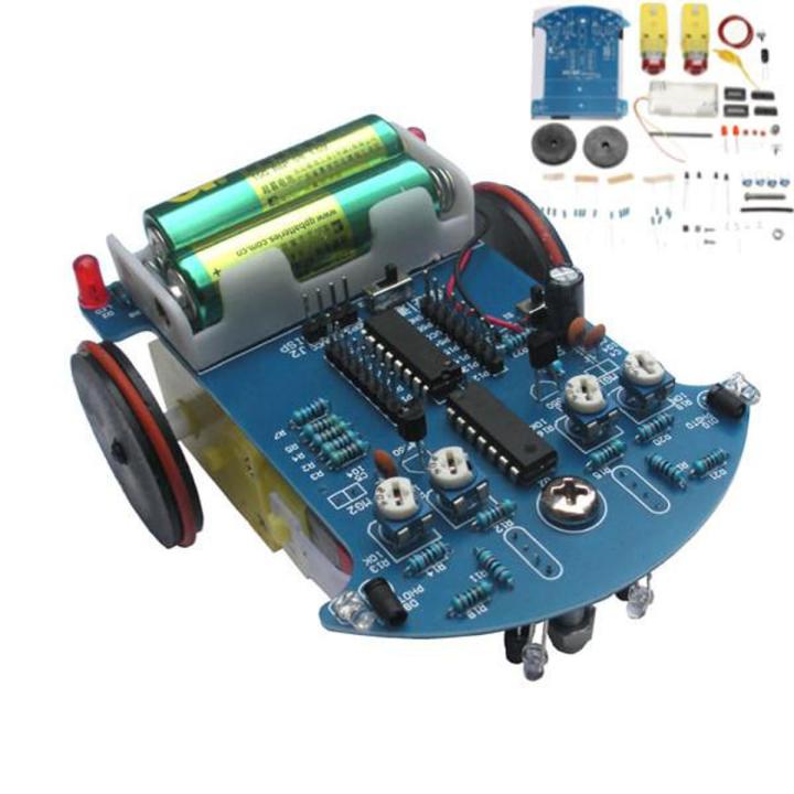 D2-3 DIY Intelligent Tools DIY Tracking Obstacle Avoidance IR Smart Car ...