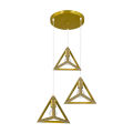 3in1 Triangle Shaped Hanging Light , Ceiling Light , Ceiling Lamp, Pendant Lamp, Pendant Light For Home, Office, TV Lounge, Bed Room, Led Light, Led Bulb, Filament Bulb (BULB NOT INCLUDED). 