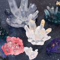Epoxy Resin Mold Heat Resistant Faux Crystal Cluster Stone Silicone Mold Jewelry Accessories. 