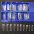 100pc Long Coffin Acrylic Nail Tips Clear Ballerina Shape Press On Fake Nails Artificial Fingernails DIY Manicure Nail Art Decoration for Women Girls. 