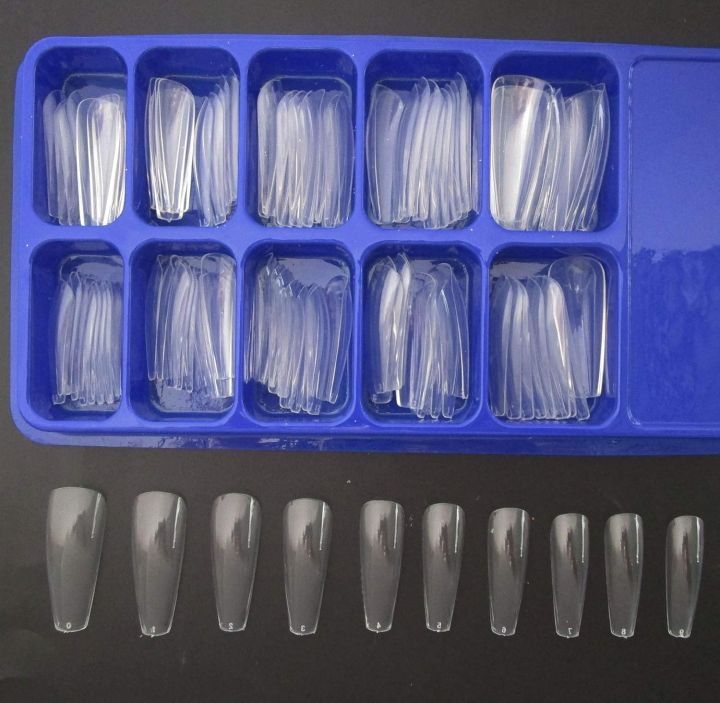 100pc%20Long%20Coffin%20Acrylic%20Nail%20Tips%20Clear%20Ballerina%20Shape%20Press%20On%20Fake%20Nails%20Artificial%20Fingernails%20DIY%20Manicure%20Nail%20Art%20Decoration%20for%20Women%20Girls%20-%20Image%206