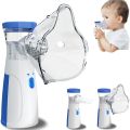 Mini Mesh Nebulizer Machine For kids and adults - Soundless Nebulizer for Effective Treatment - Handheld Rechargeable Portable Machine. 