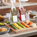 Mandoline Slicer Safe Vegetable Cutter Brave spring Vegetable Chopper Multi-purpose Food Vegetable Slicer for Kitchen. 